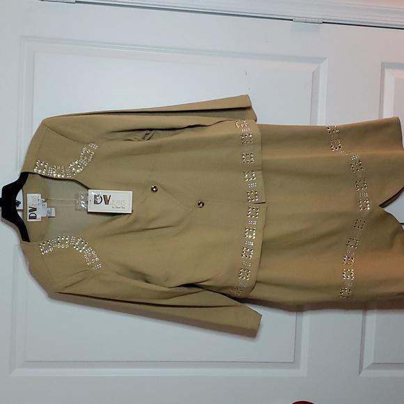 DV by Donna Vinci Skirts Dv Jeans Skirt Suit By Donna Vinci Sz22